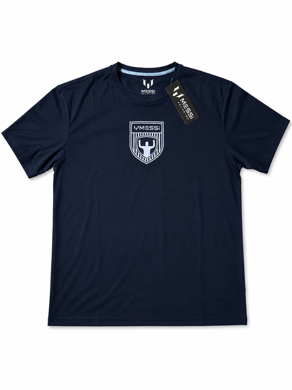 Messi Men's Navy Short-Sleeve Performance Jersey